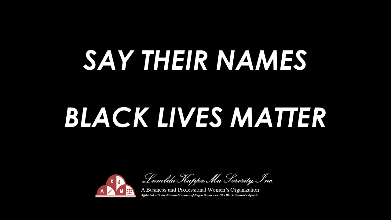 #saytheirnames#blacklivesmatter